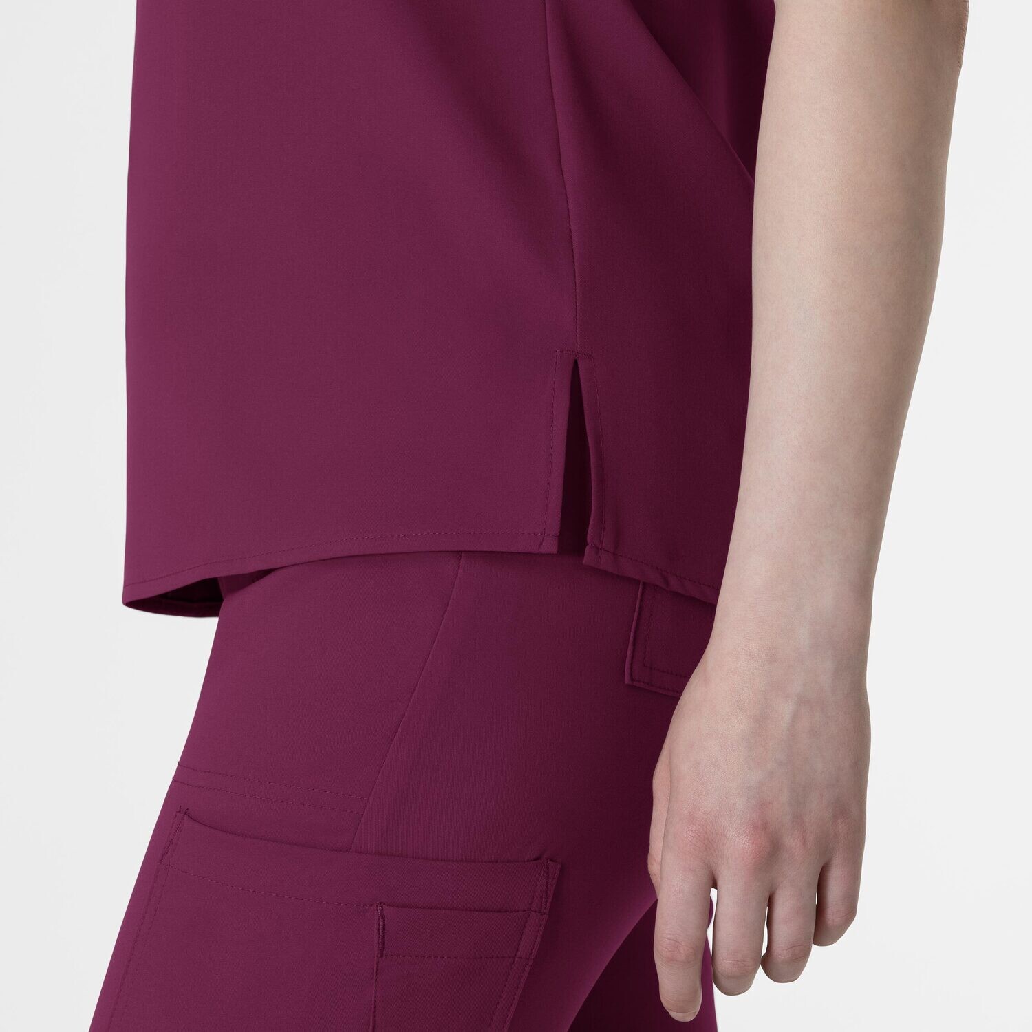Casacca donna 6222 scollo a V wine
