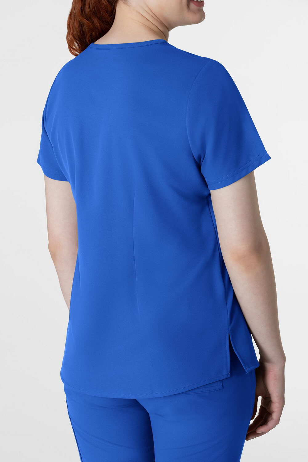 Casacca donna 6222 scollo a V royal blue