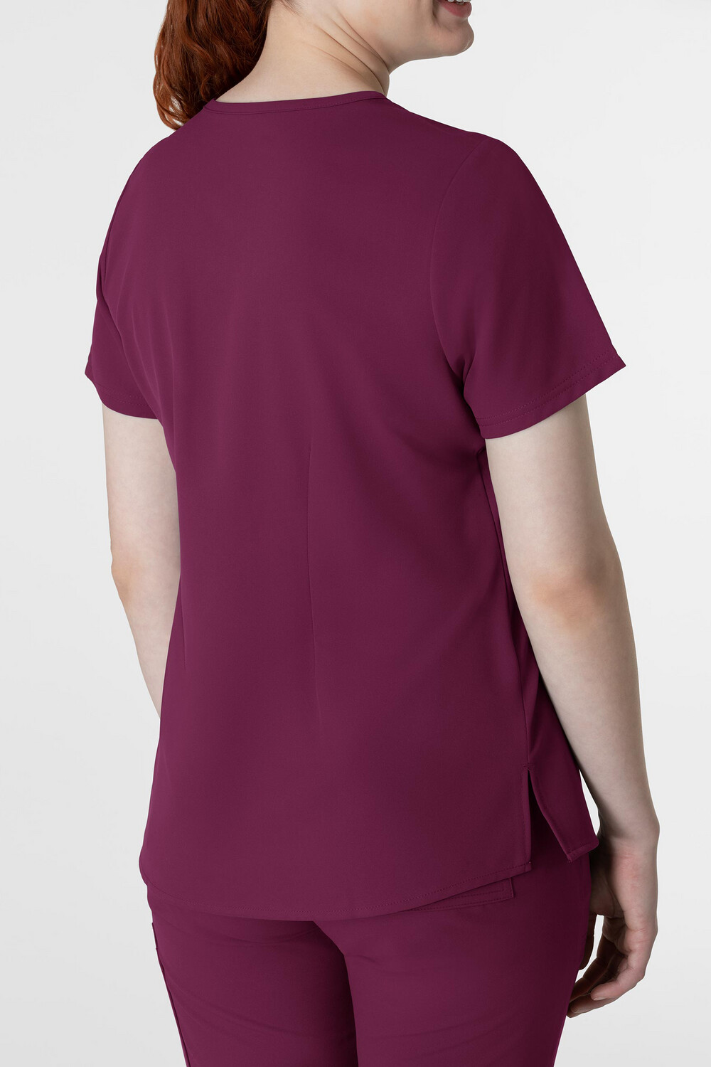 Casacca donna 6222 scollo a V wine