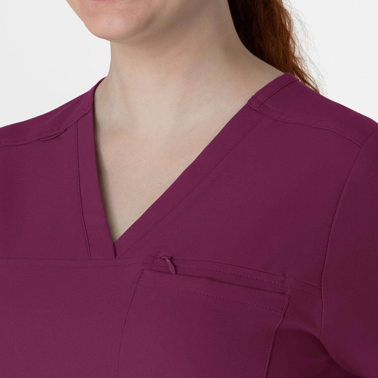 Casacca donna 6222 scollo a V wine