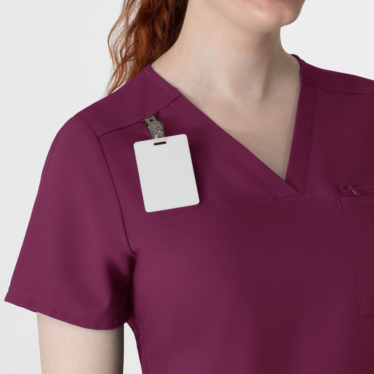 Casacca donna 6222 scollo a V wine