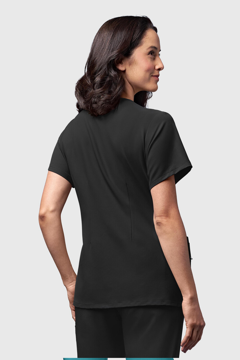 Casacca donna 6322 scollo a V black