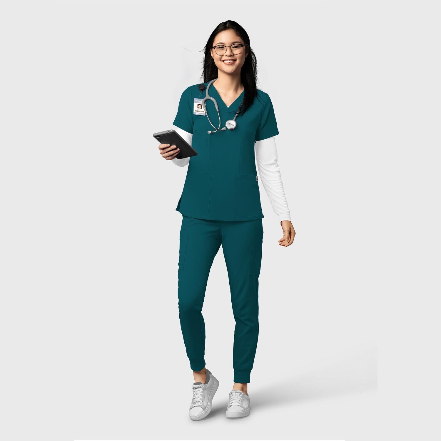 Pantalone donna 5122 jogger caribbean blue