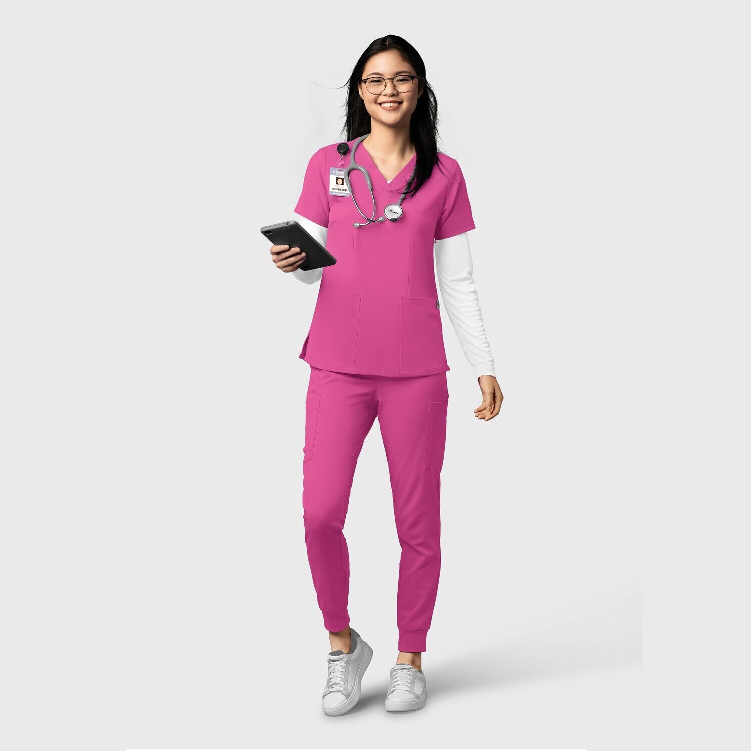Pantalone donna 5122 jogger hot pink