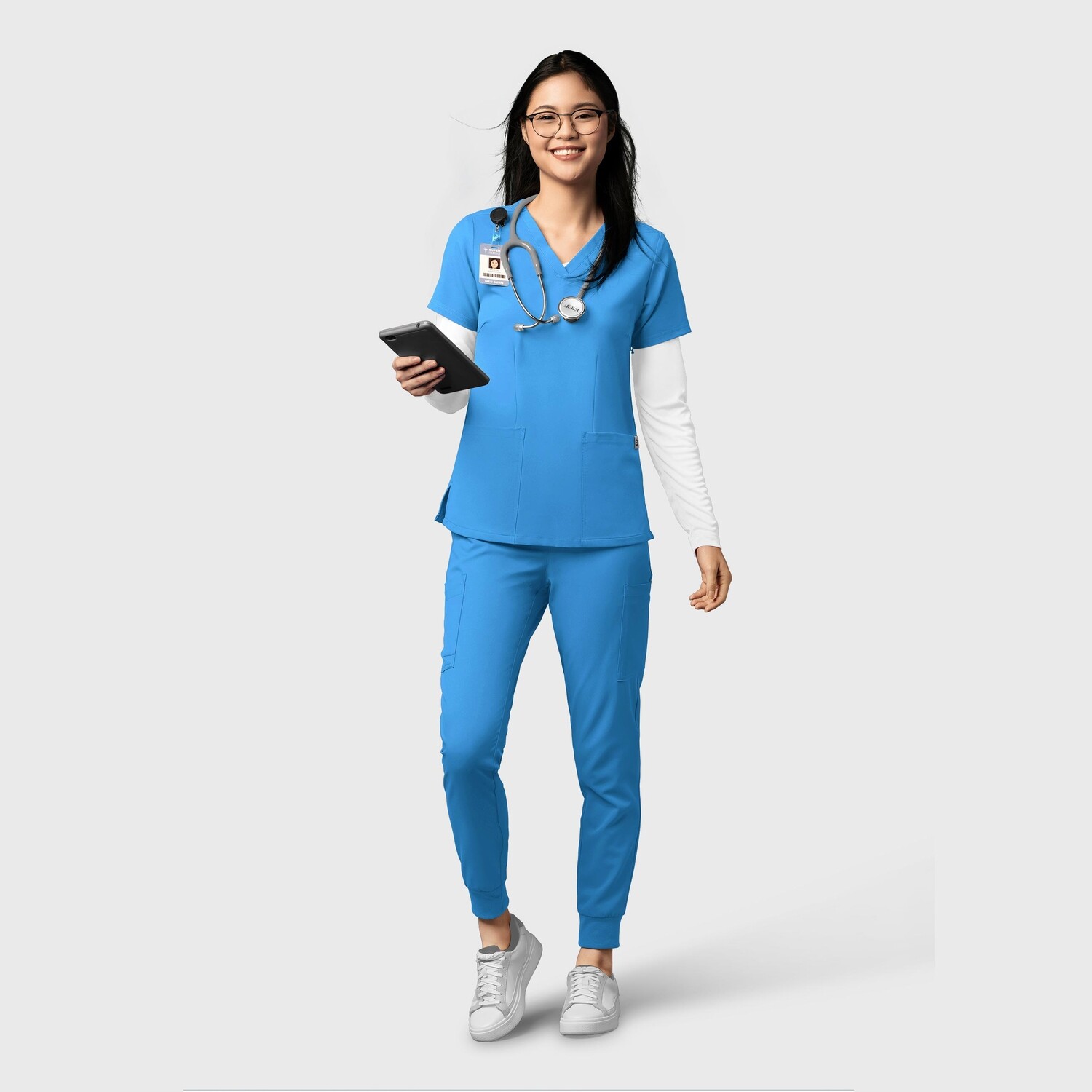 Pantalone donna 5122 jogger malibu blue