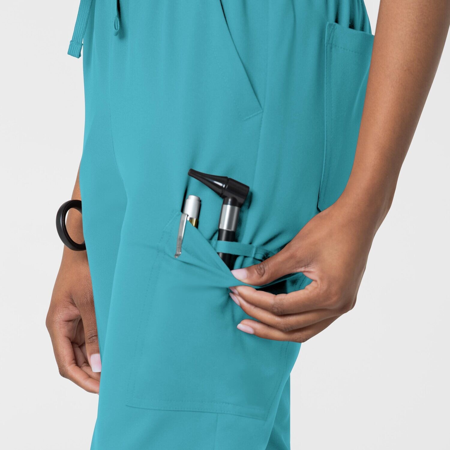 Pantalone donna 5122 jogger teal blue