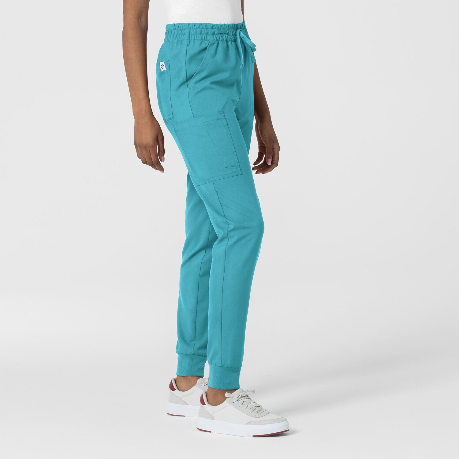 Pantalone donna 5122 jogger teal blue