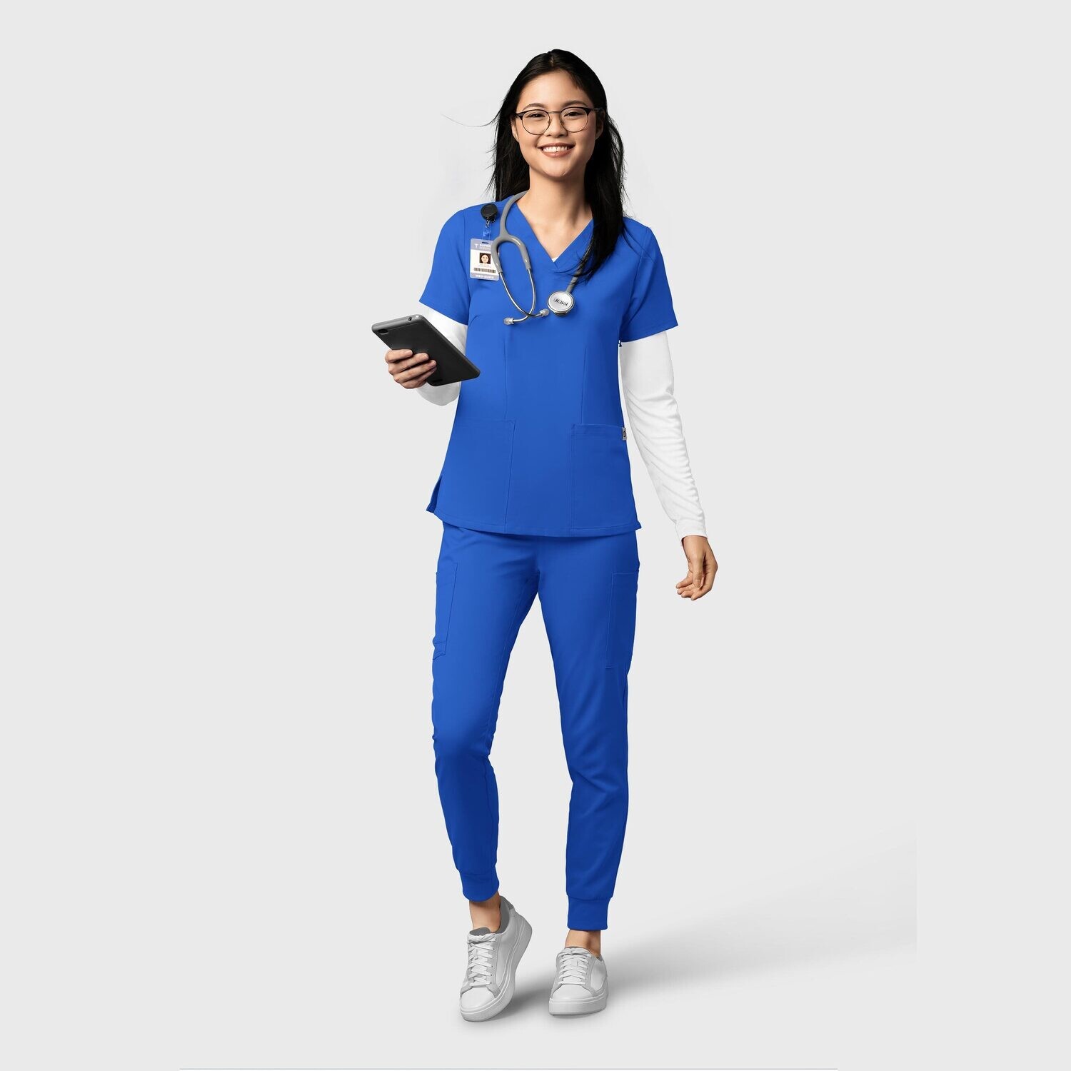 Pantalone donna 5122 jogger royal blue