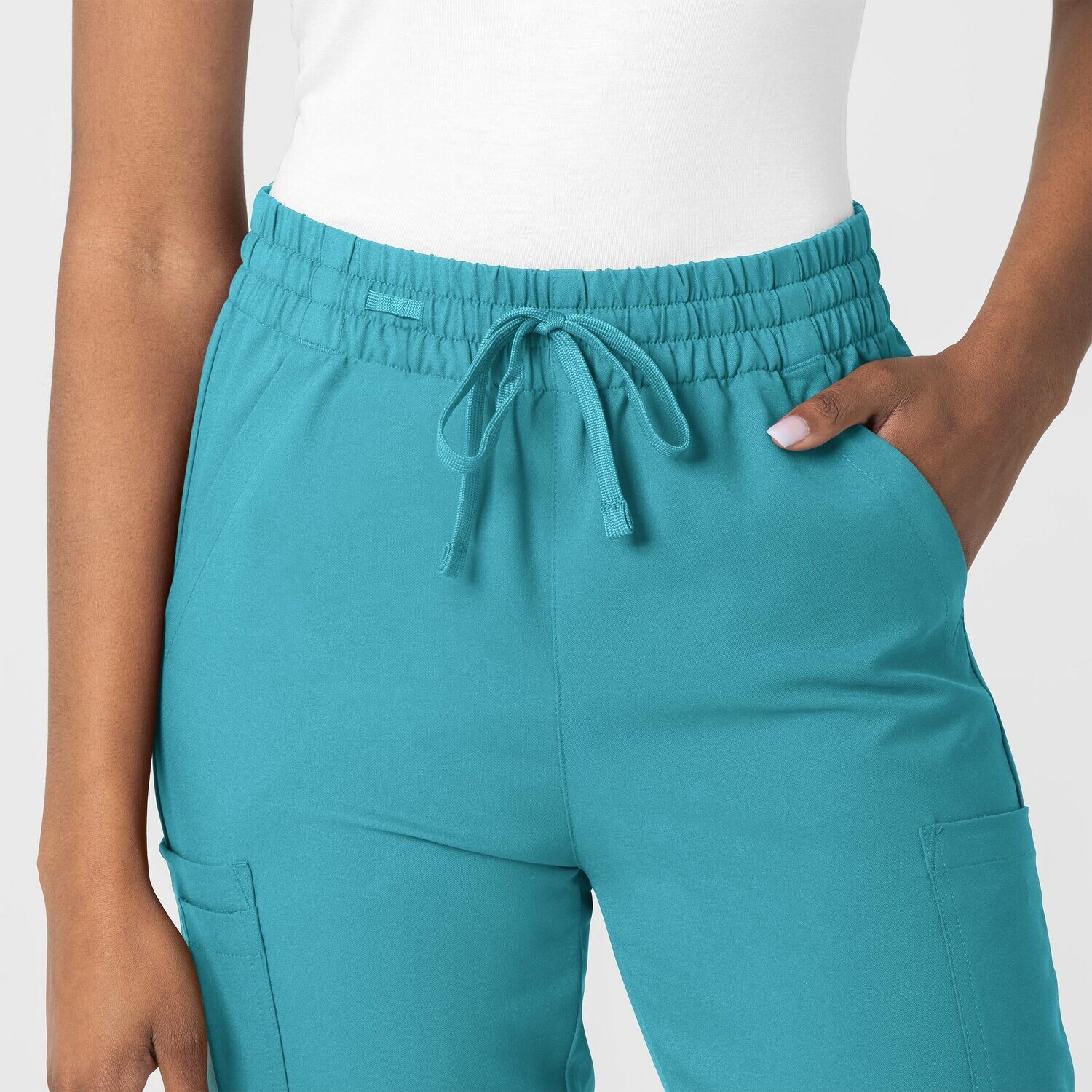 Pantalone donna 5122 jogger teal blue