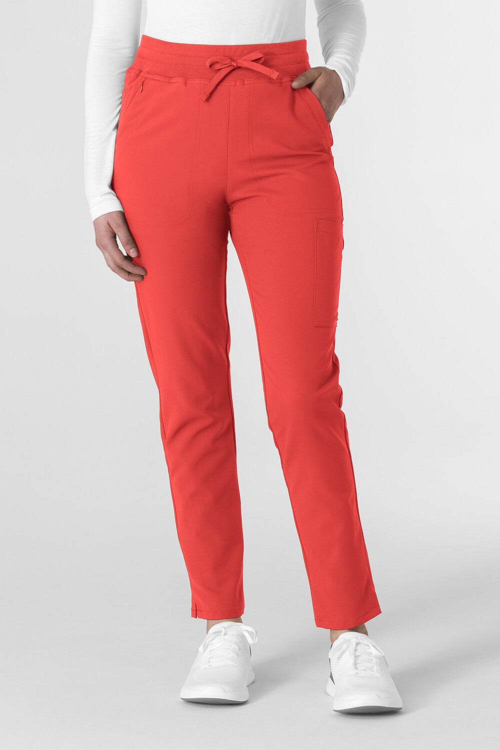 Pantalone donna 5222 slim cherry tomato