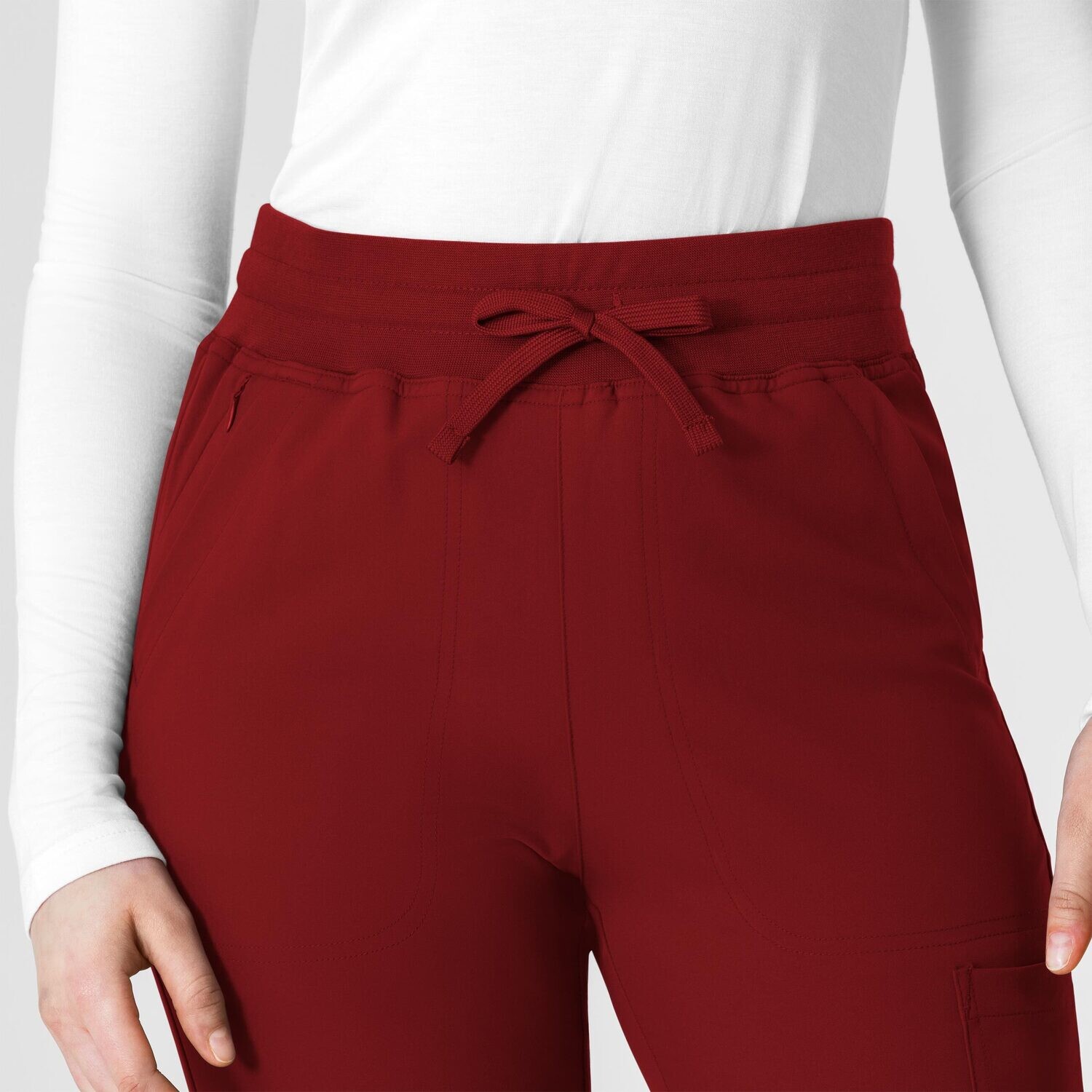 Pantalone donna 5222 slim burgundy