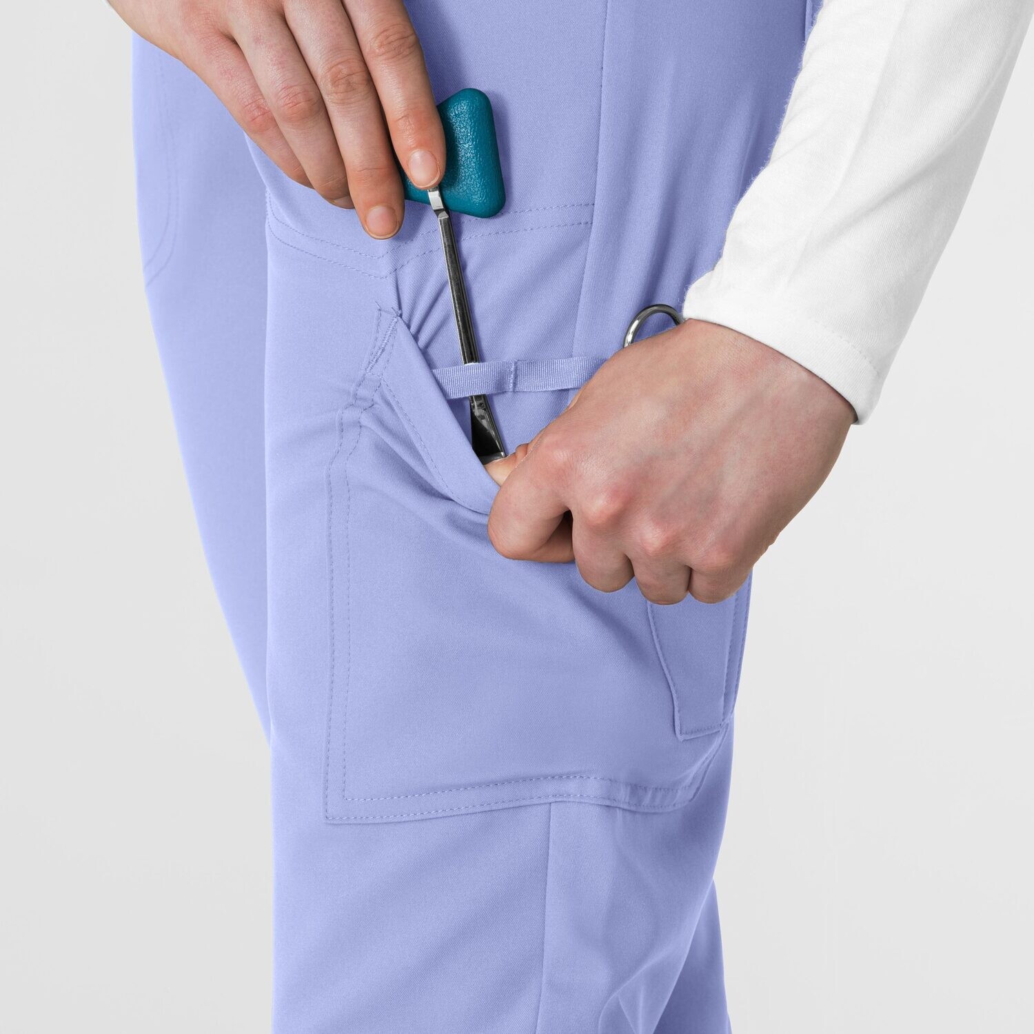 Pantalone donna 5222 slim ceil blue