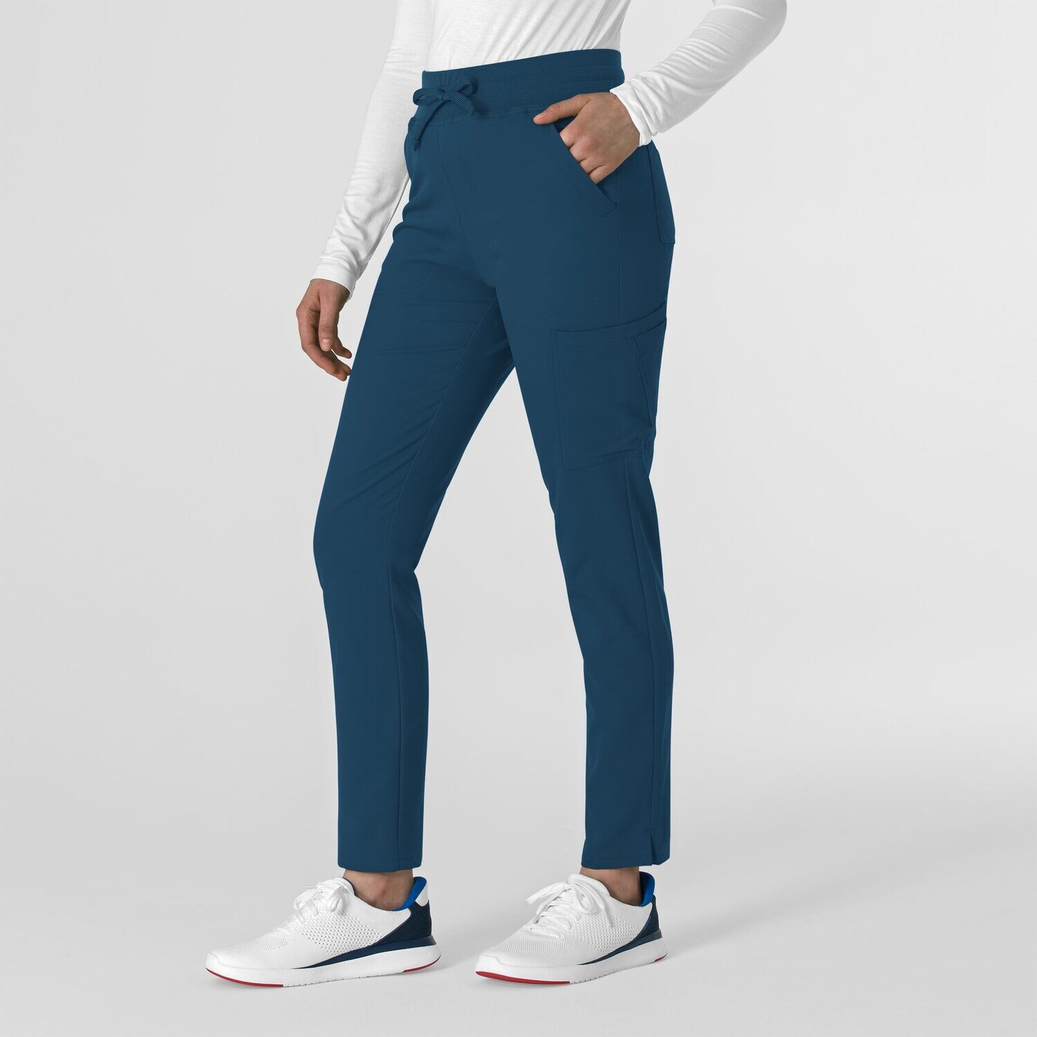 Pantalone donna 5222 slim caribbean blue