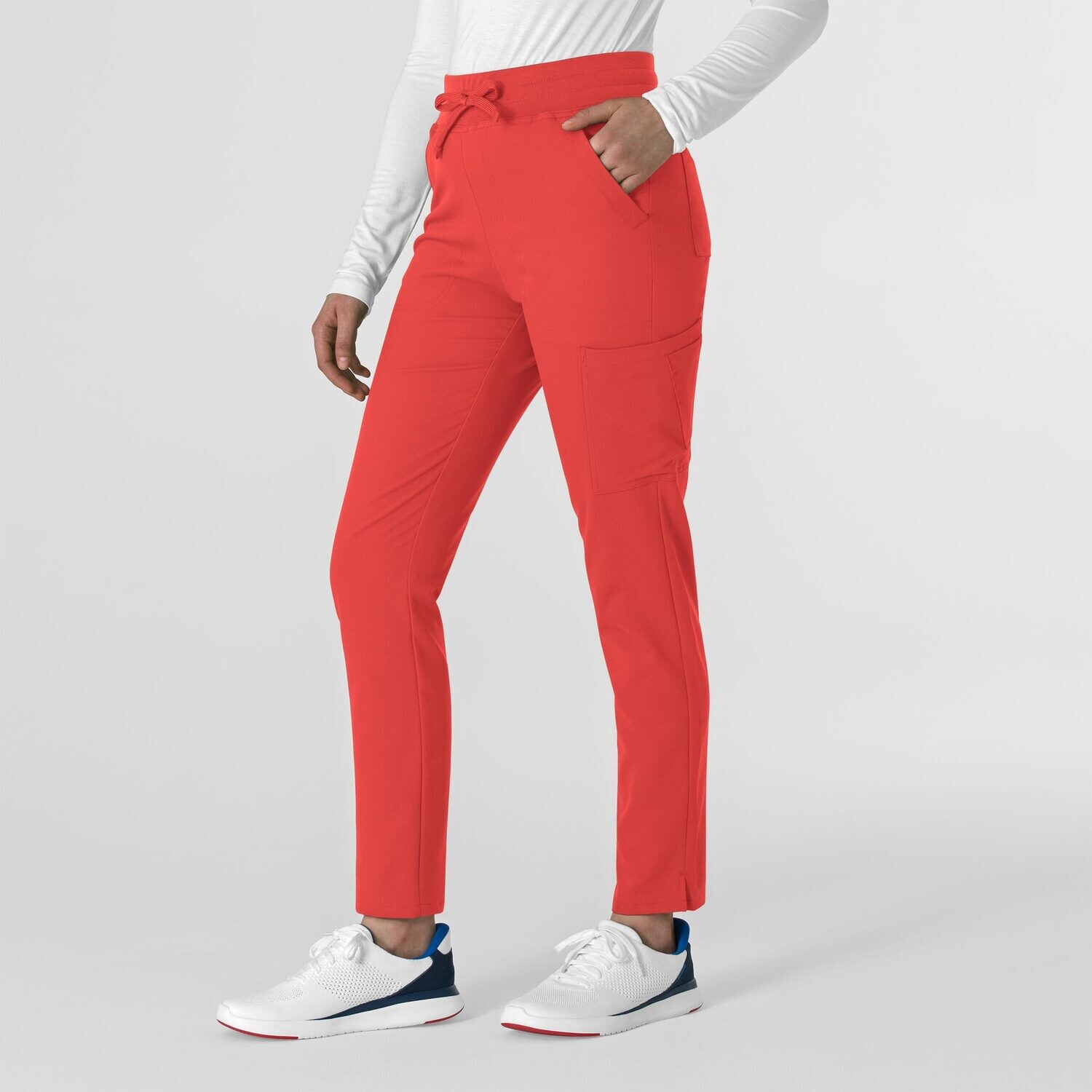 Pantalone donna 5222 slim cherry tomato