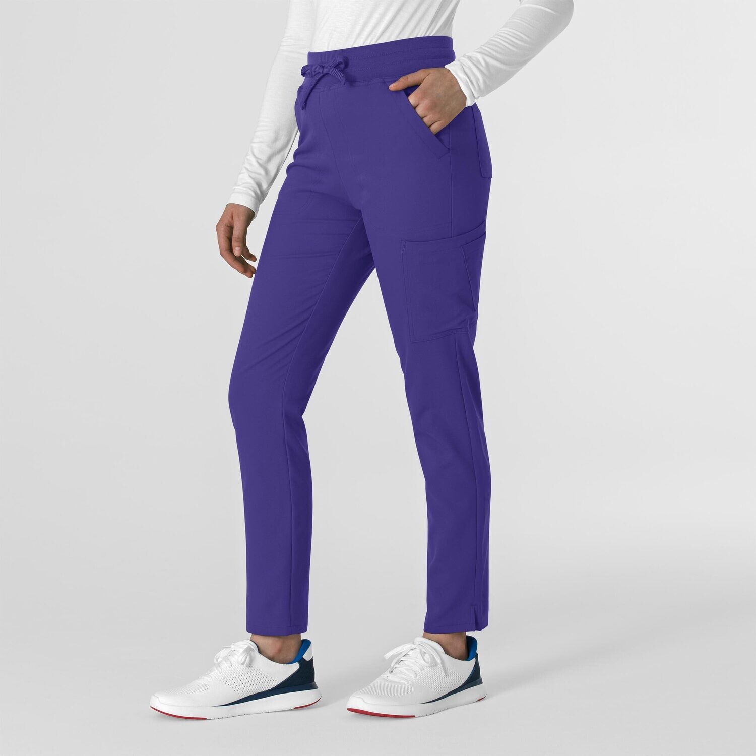 Pantalone donna 5222 slim grape