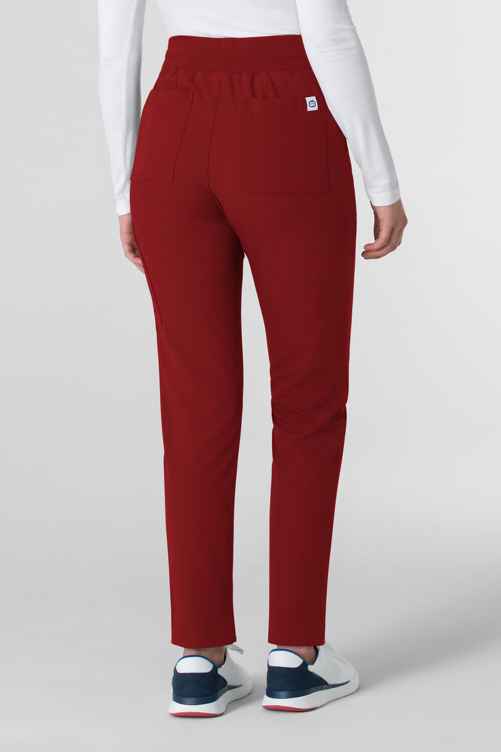 Pantalone donna 5222 slim burgundy