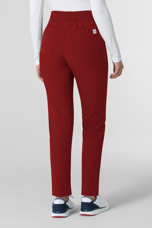 Pantalone donna 5222 slim burgundy