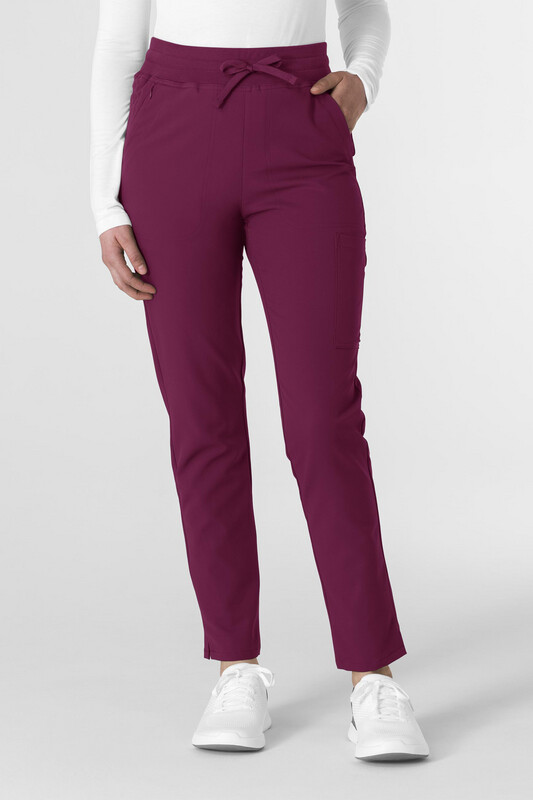 Pantalone donna 5222 slim wine