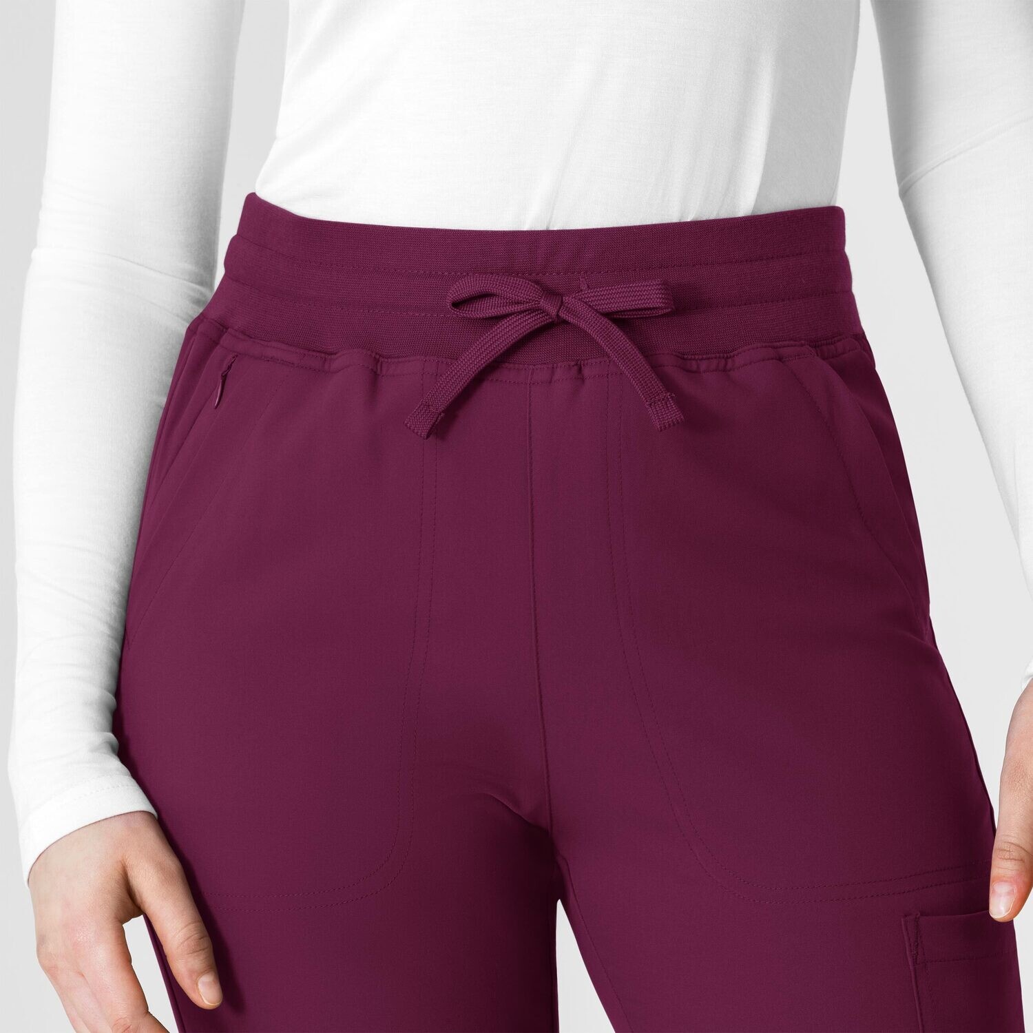 Pantalone donna 5222 slim wine