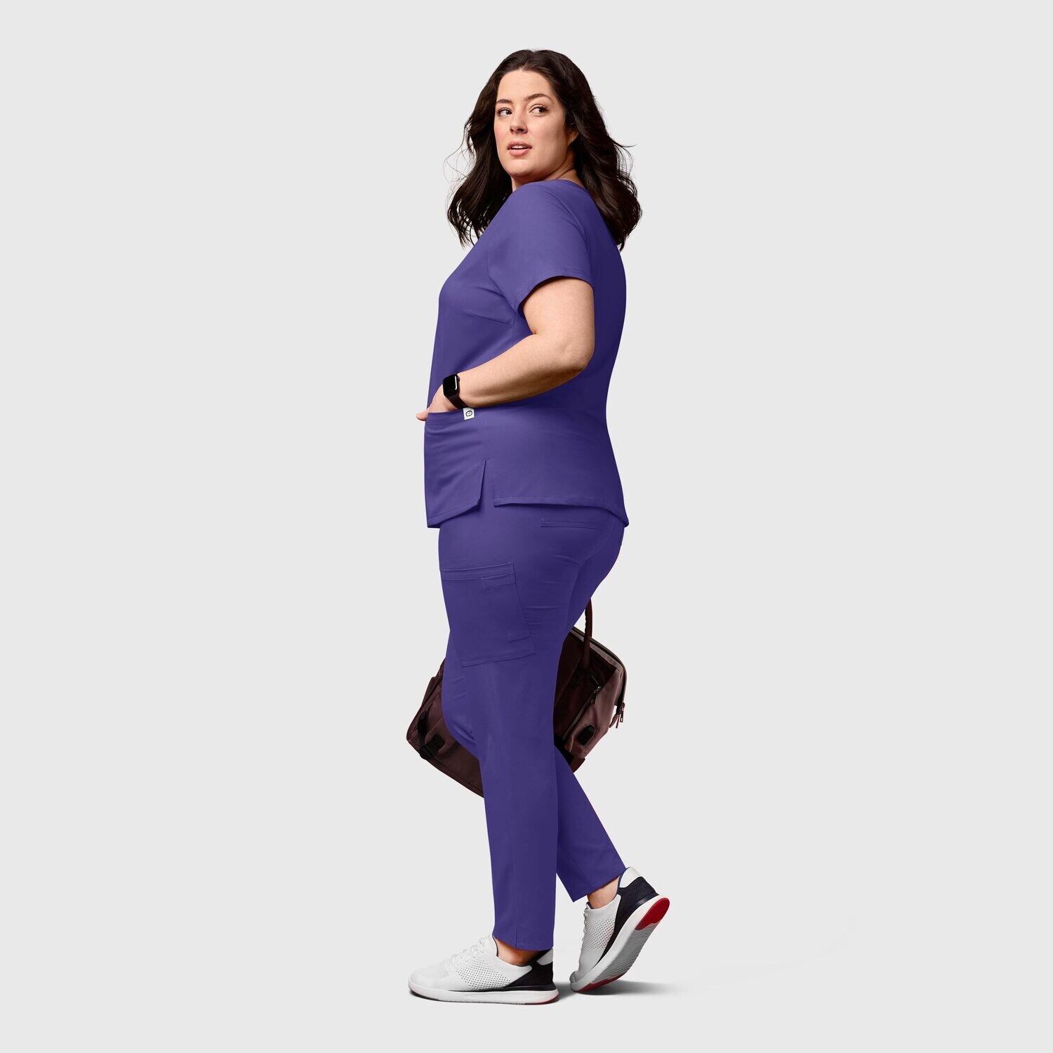 Pantalone donna 5222 slim grape