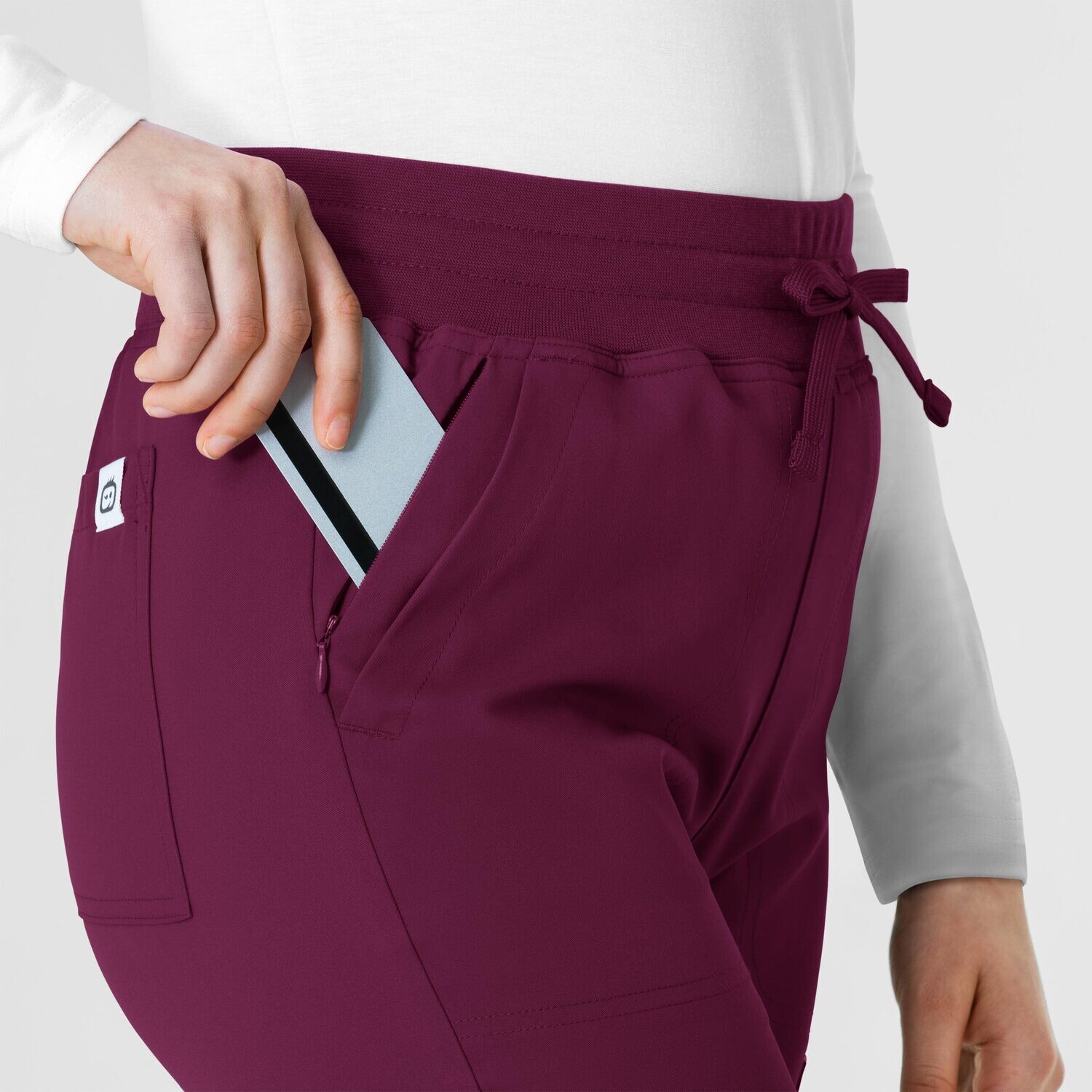 Pantalone donna 5222 slim wine