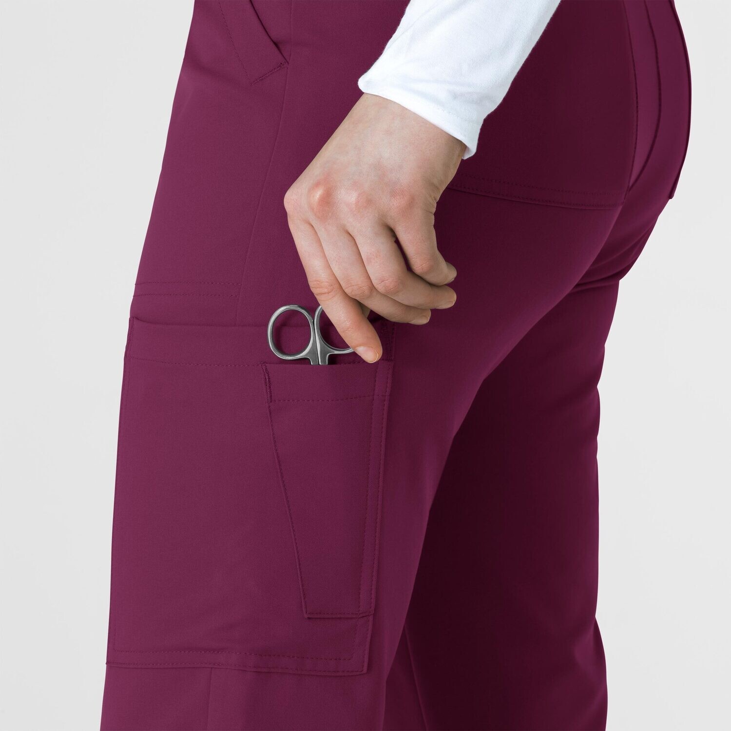 Pantalone donna 5222 slim wine