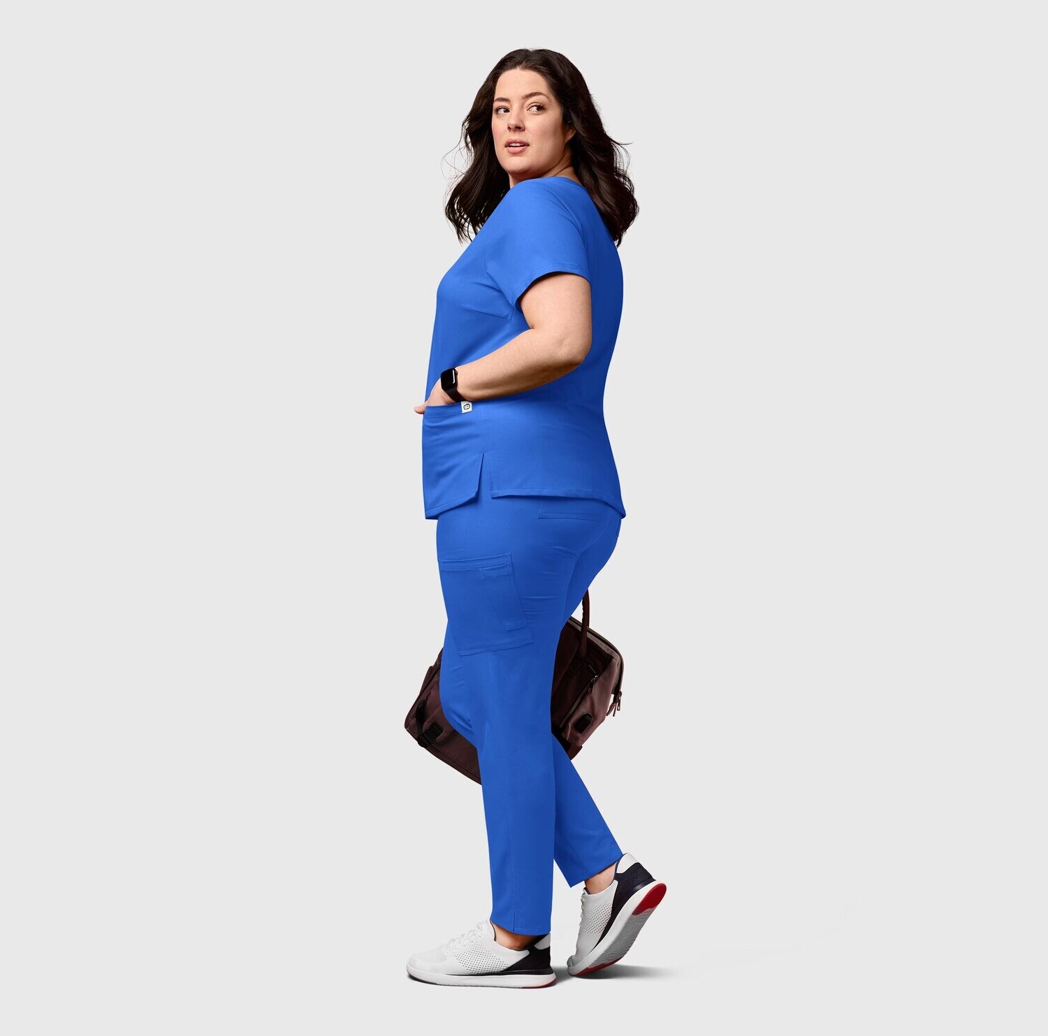 Pantalone donna 5222 slim royal blue