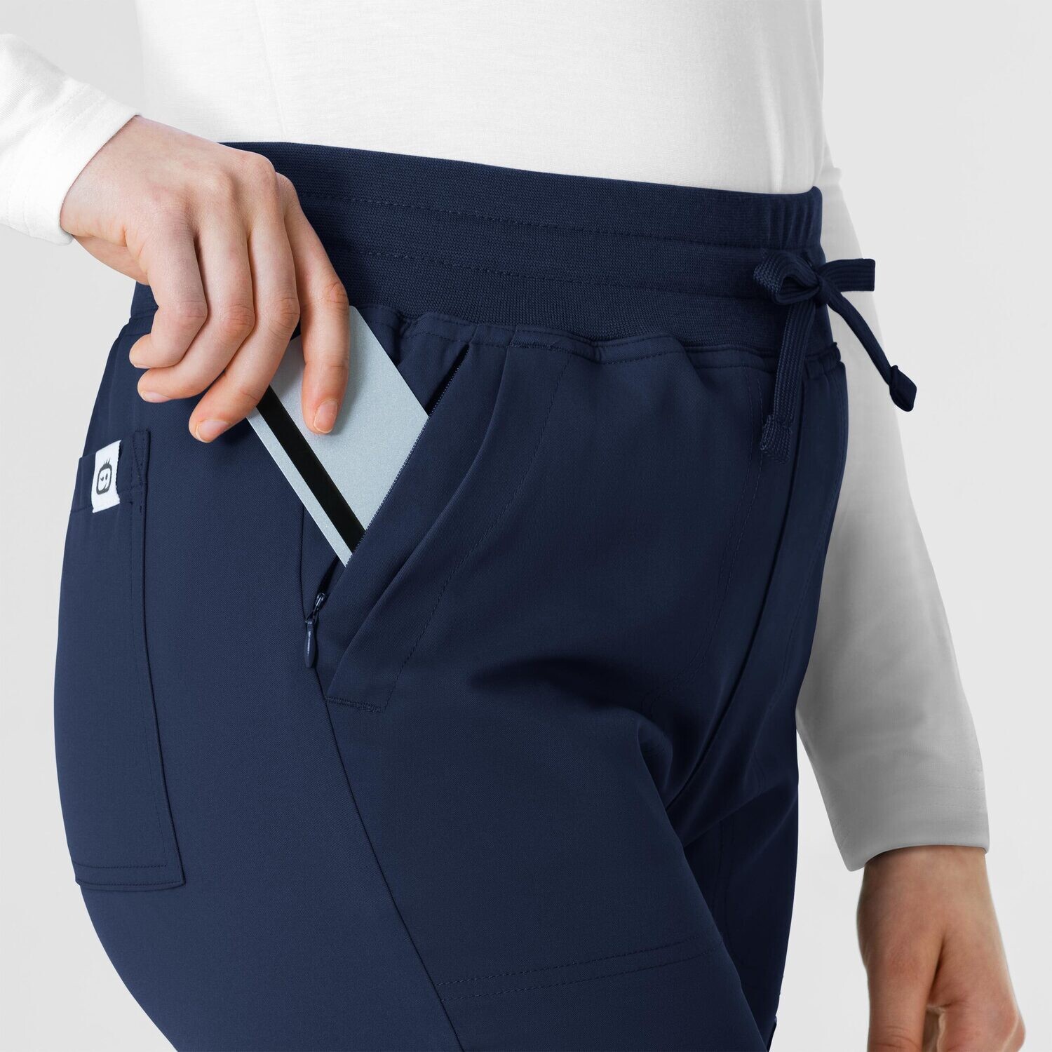 Pantalone donna 5222 slim navy blue