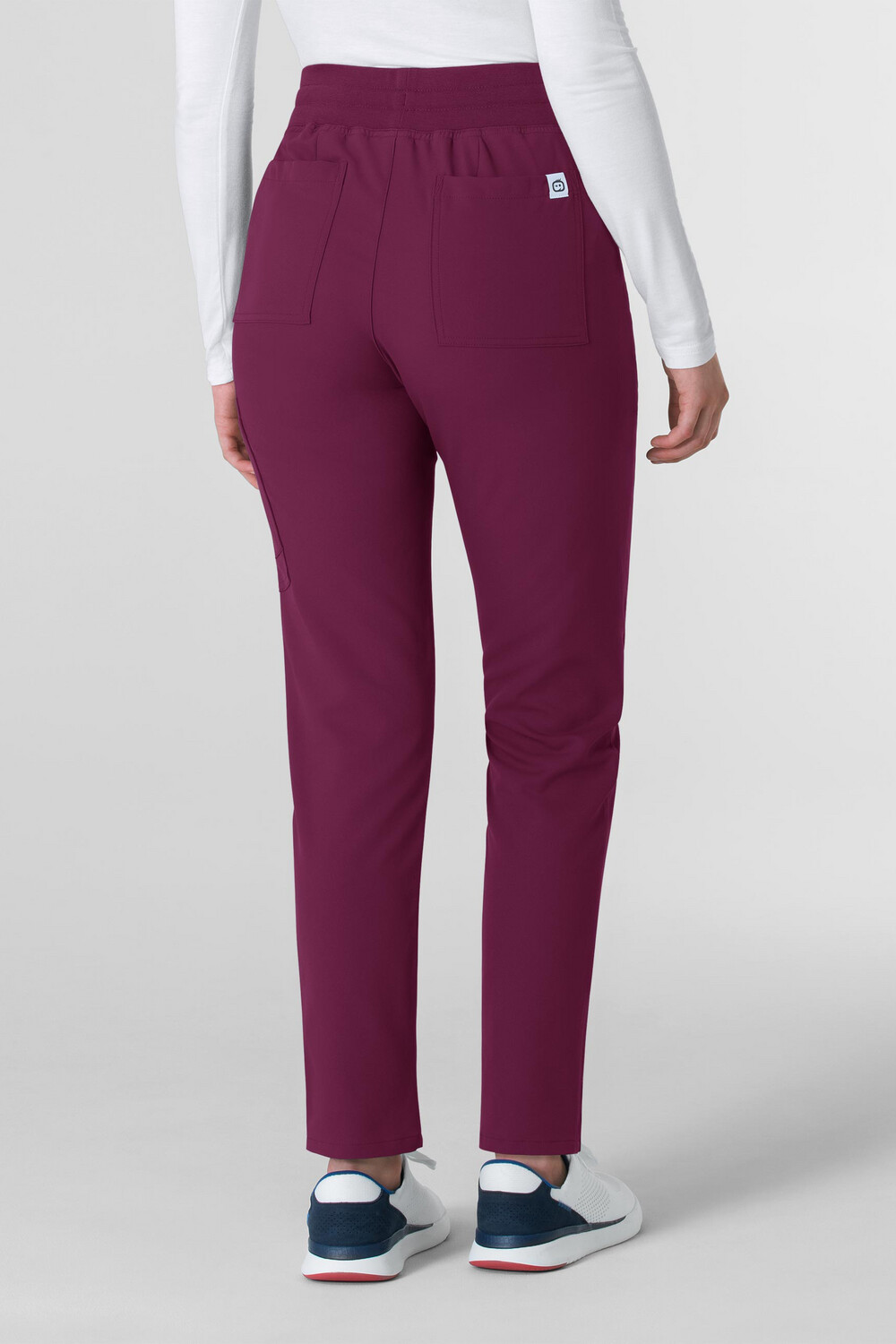 Pantalone donna 5222 slim wine