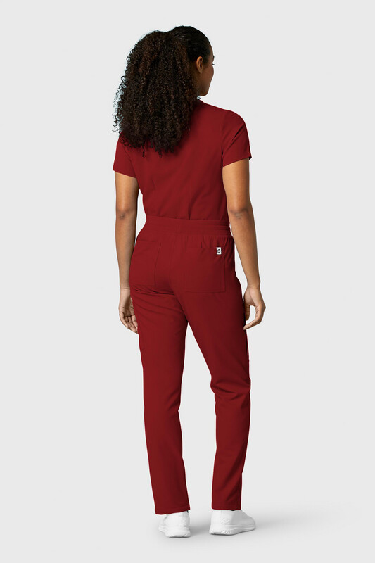 Pantalone donna 5322 convertible burgundy