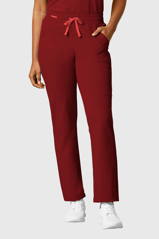 Pantalone donna 5322 convertible burgundy
