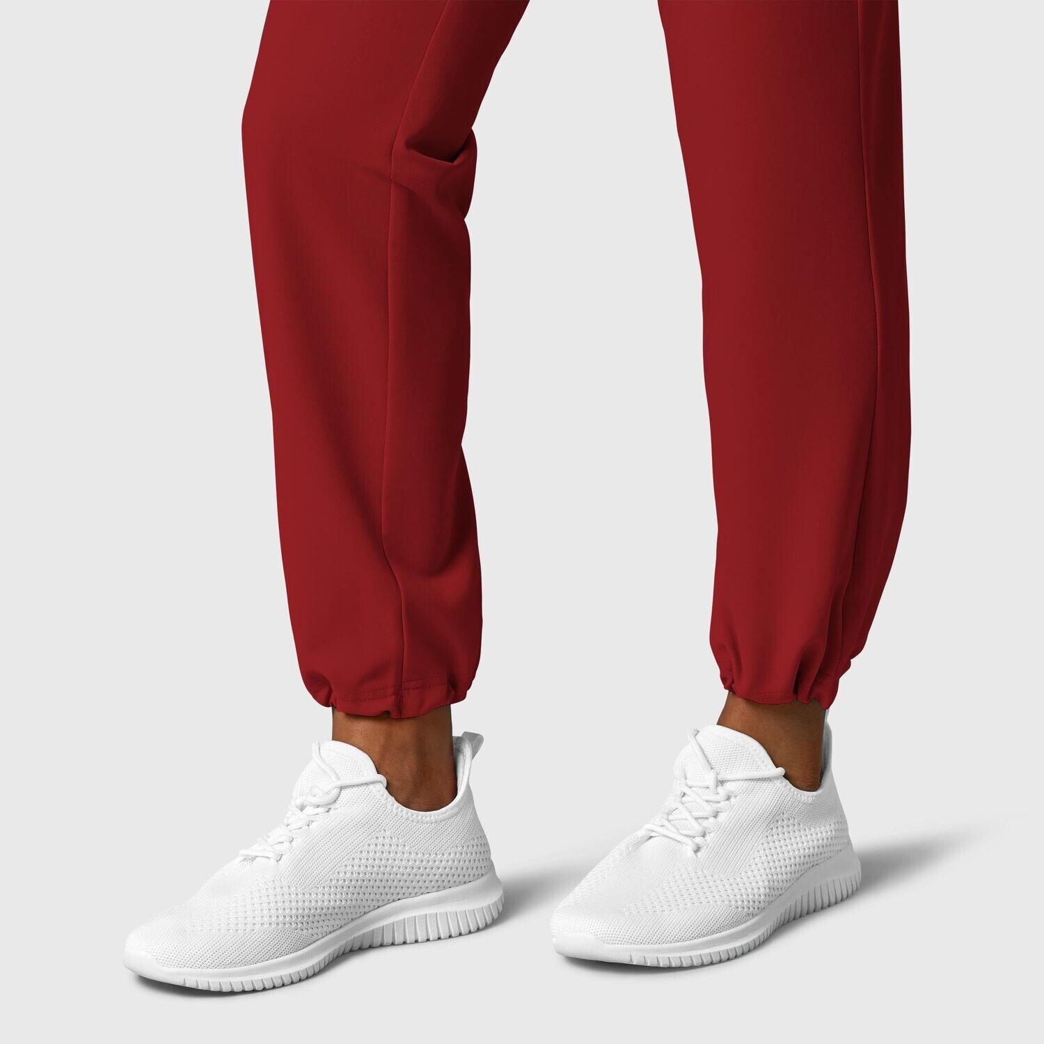 Pantalone donna 5322 convertible burgundy