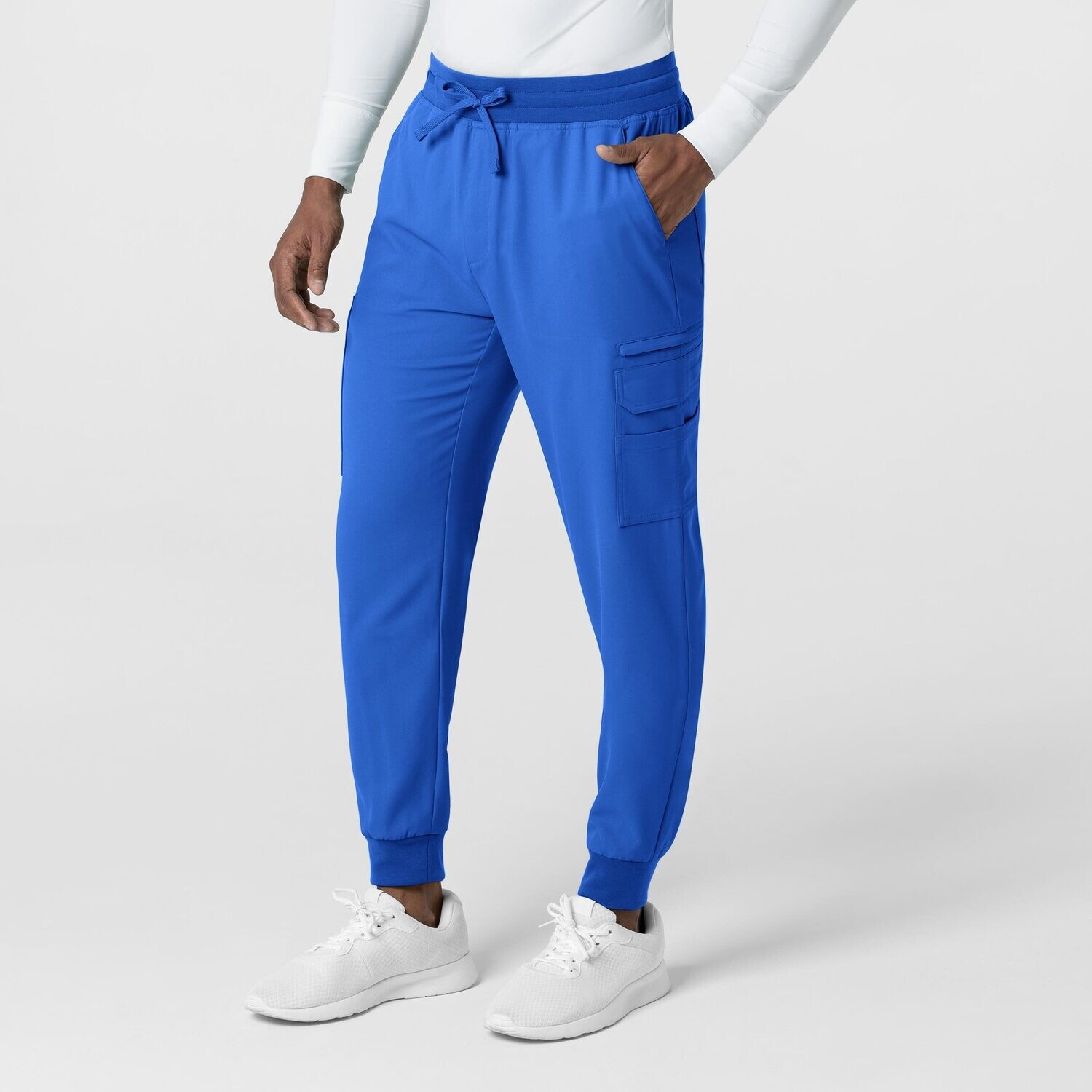 Pantalone uomo 5622 cargo jogger royal blue NOVITA&#39; 2024