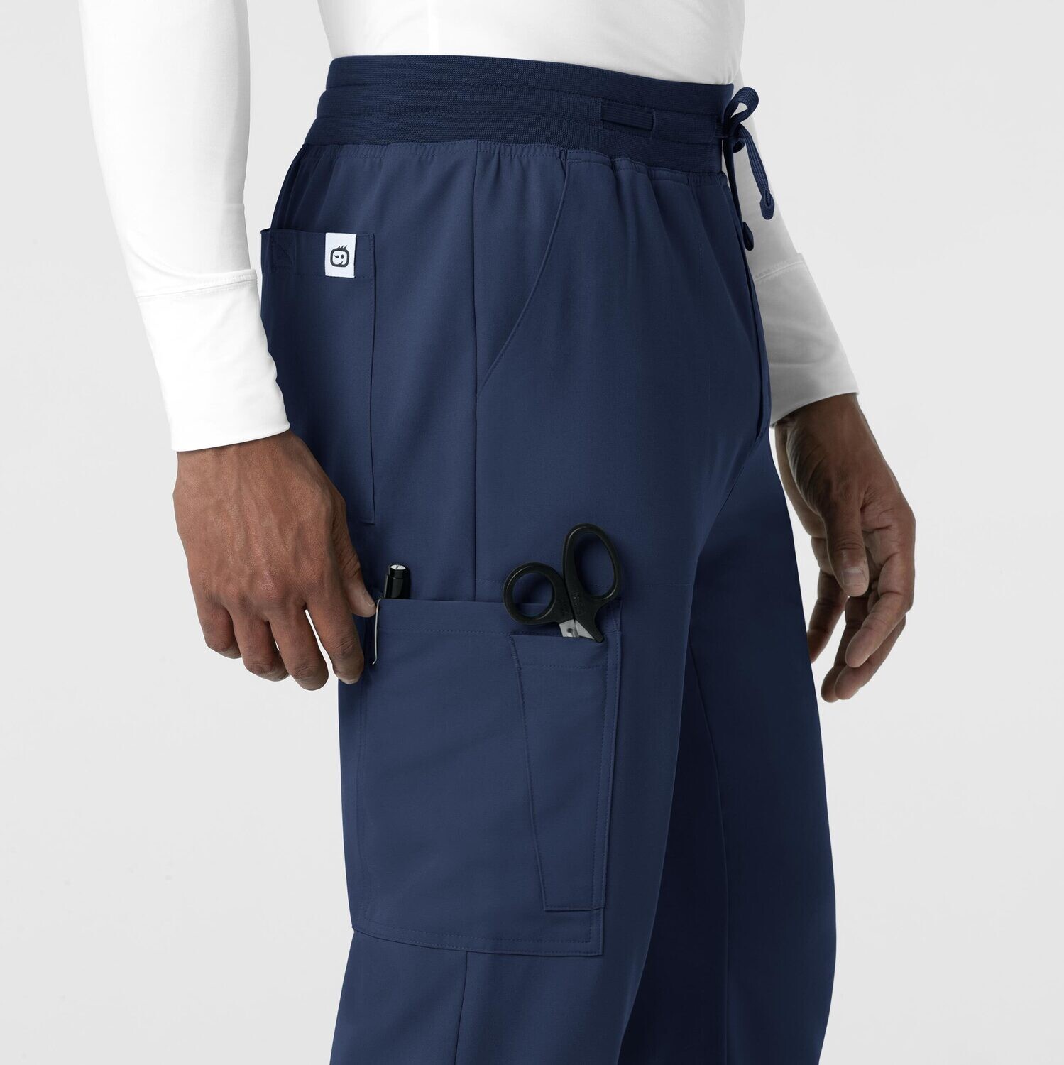Pantalone uomo 5622 cargo jogger navy blue NOVITA&#39; 2024
