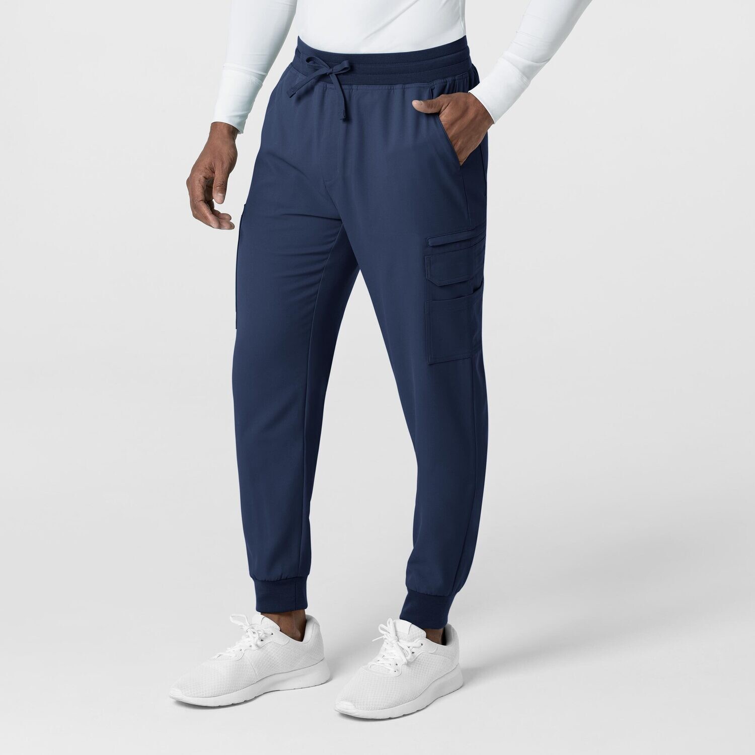 Pantalone uomo 5622 cargo jogger navy blue NOVITA&#39; 2024