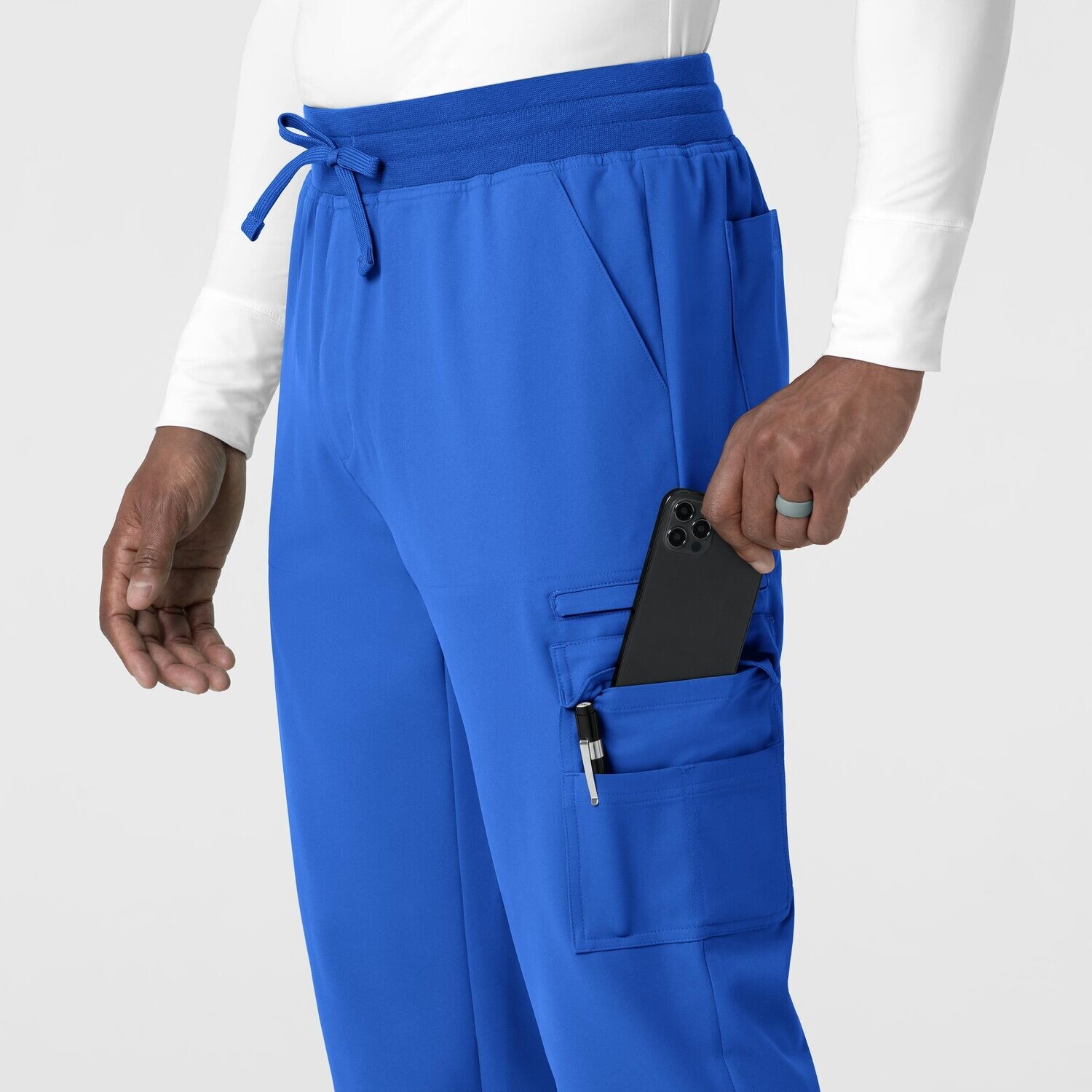 Pantalone uomo 5622 cargo jogger royal blue NOVITA&#39; 2024