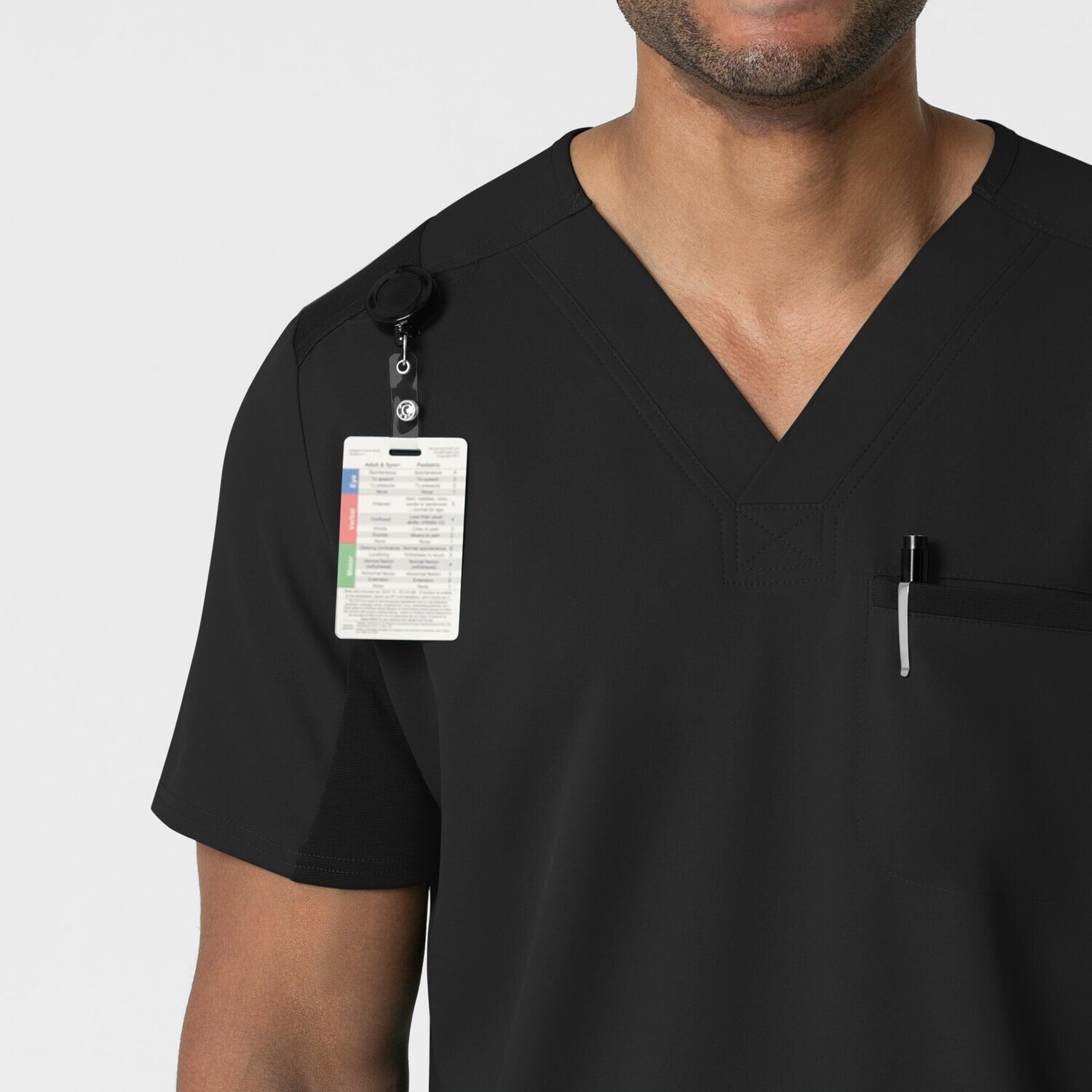 Casacca uomo 6622 scollo a V black NOVITA&#39; 2024