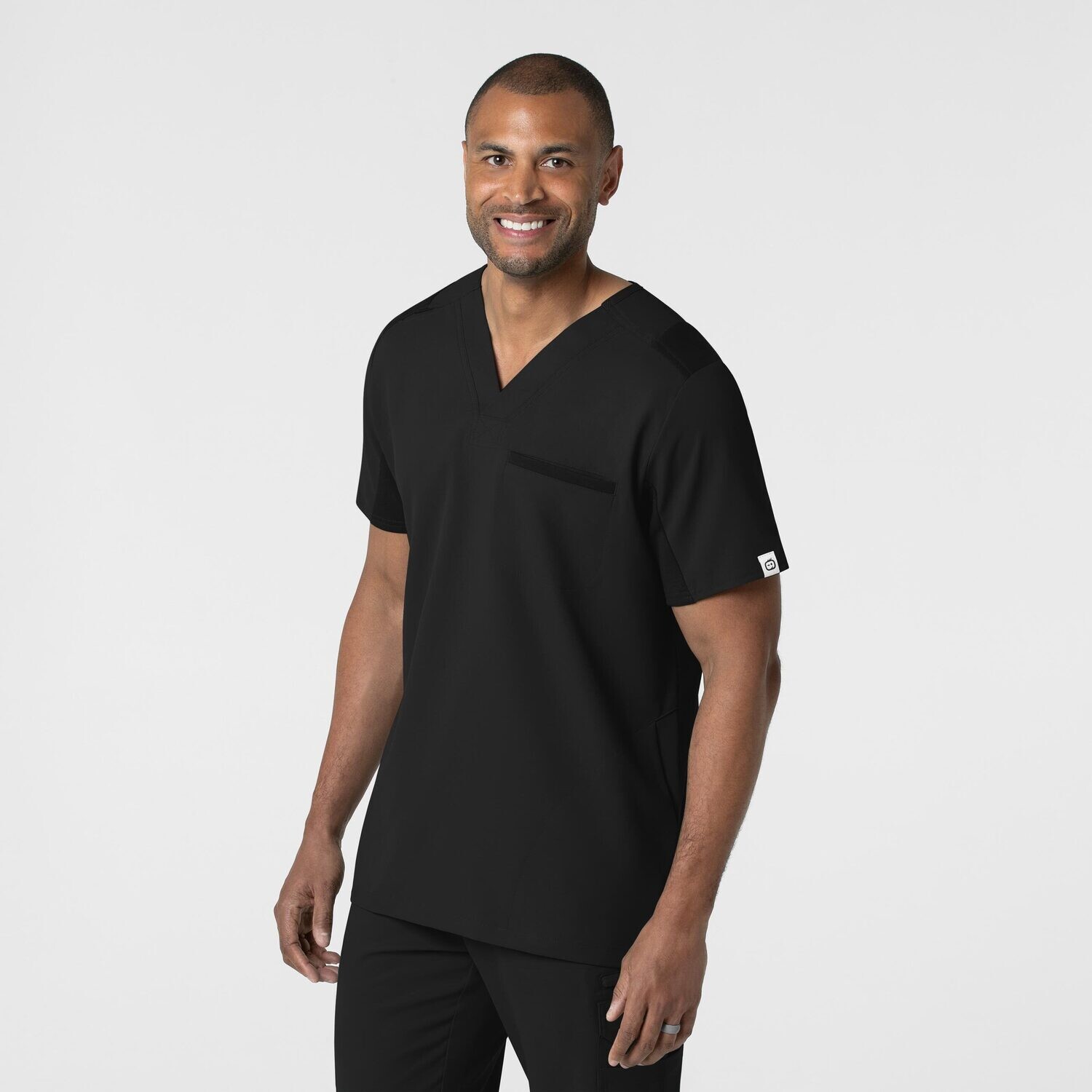 Casacca uomo 6622 scollo a V black NOVITA&#39; 2024