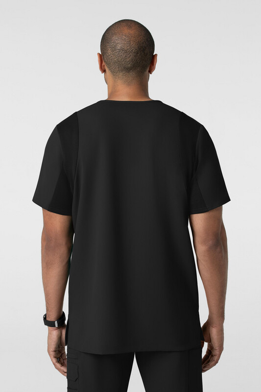 Casacca uomo 6622 scollo a V black