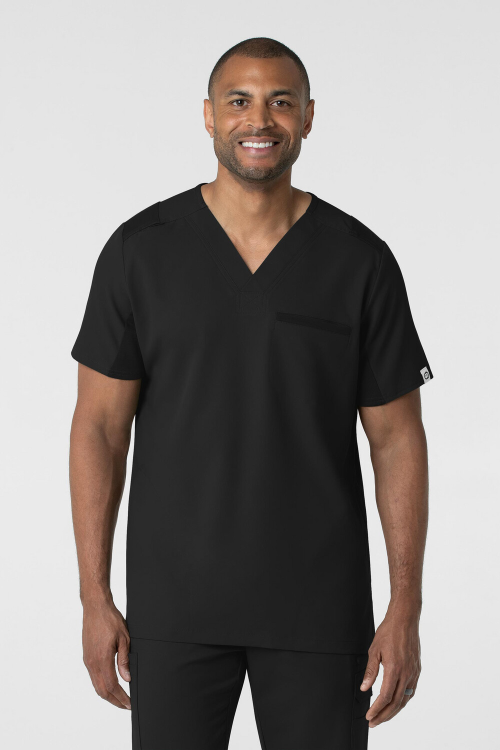 Casacca uomo 6622 scollo a V black NOVITA&#39; 2024