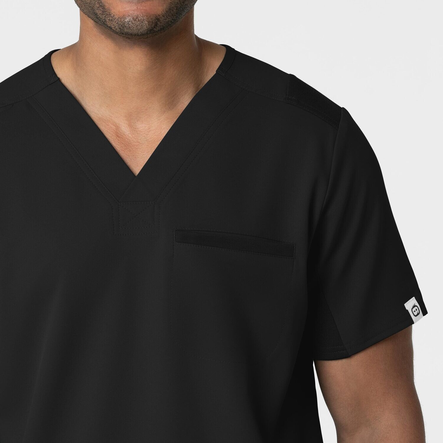 Casacca uomo 6622 scollo a V black NOVITA&#39; 2024