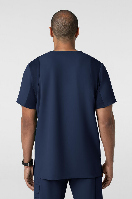 Casacca uomo 6622 scollo a V navy blue