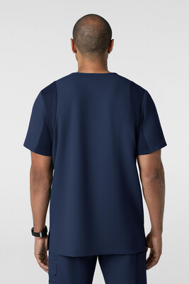 Casacca uomo 6622 scollo a V navy blue
