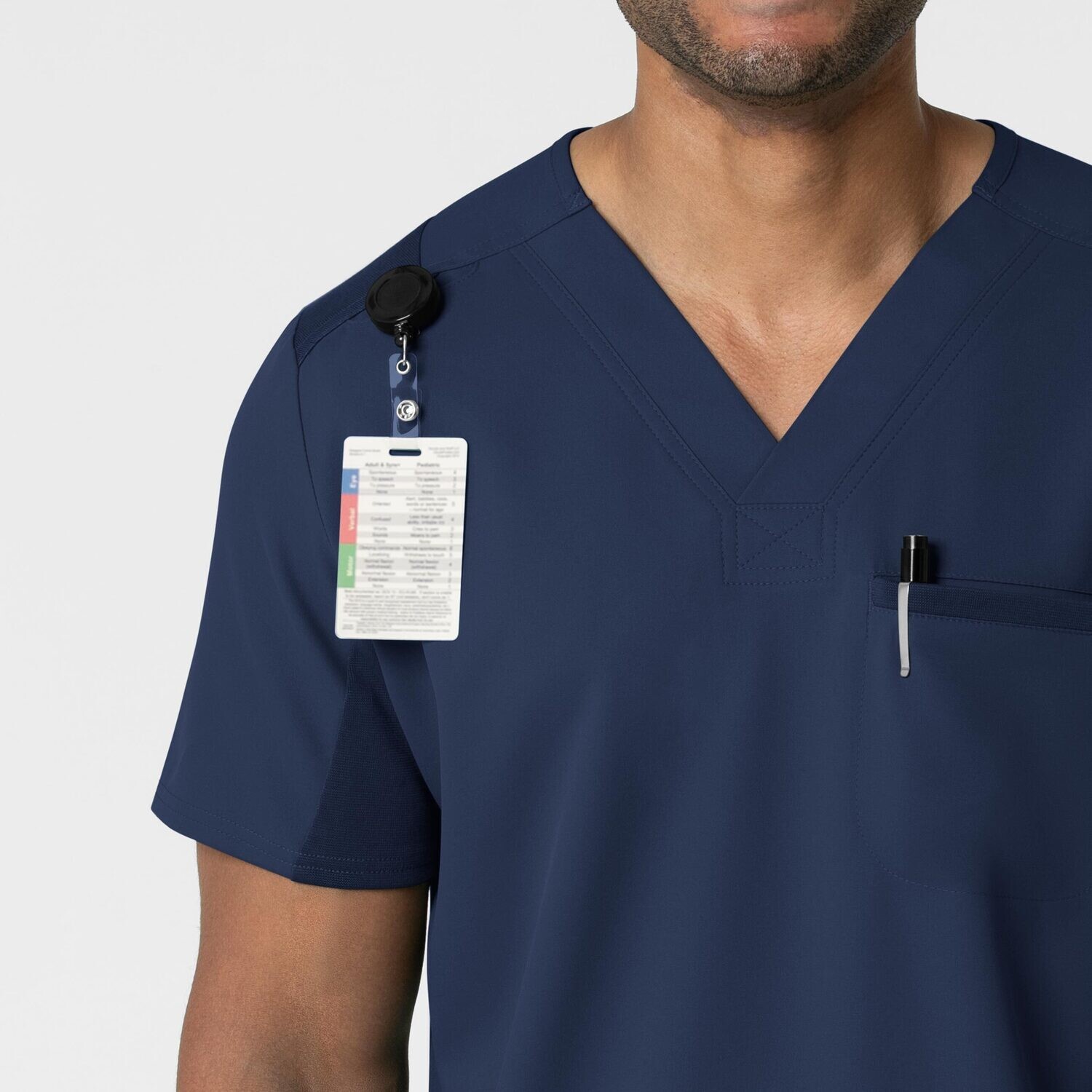 Casacca uomo 6622 scollo a V navy blue NOVITA&#39; 2024