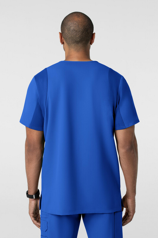 Casacca uomo 6622 scollo a V royal blue