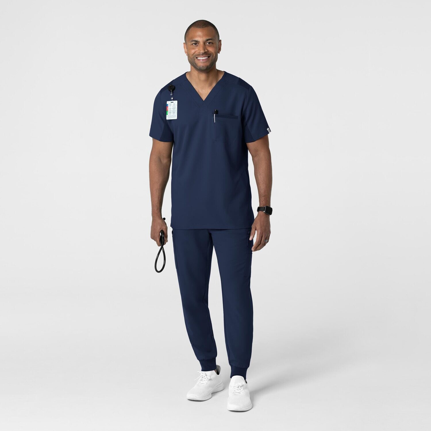 Casacca uomo 6622 scollo a V navy blue NOVITA&#39; 2024