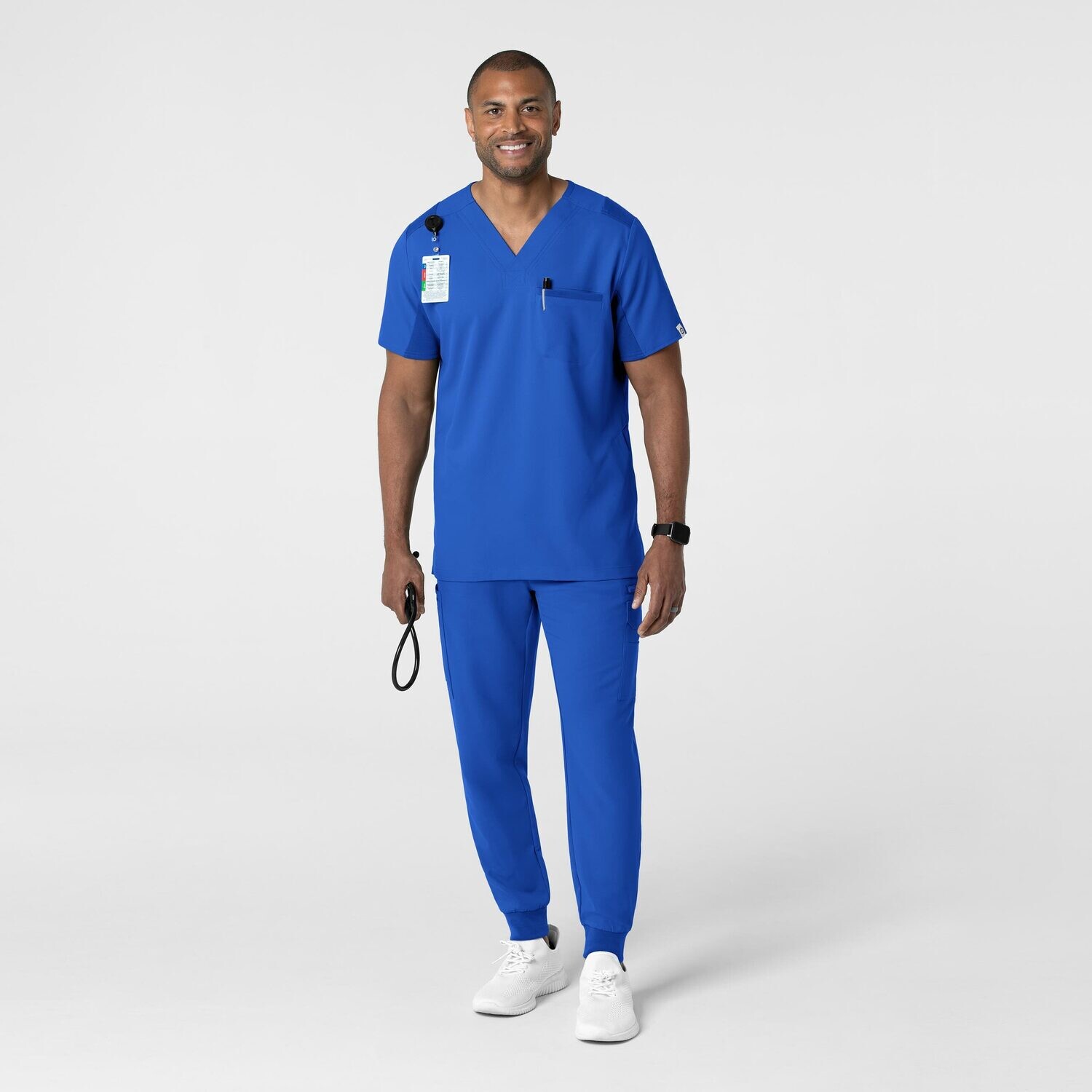 Casacca uomo 6622 scollo a V royal blue NOVITA&#39; 2024