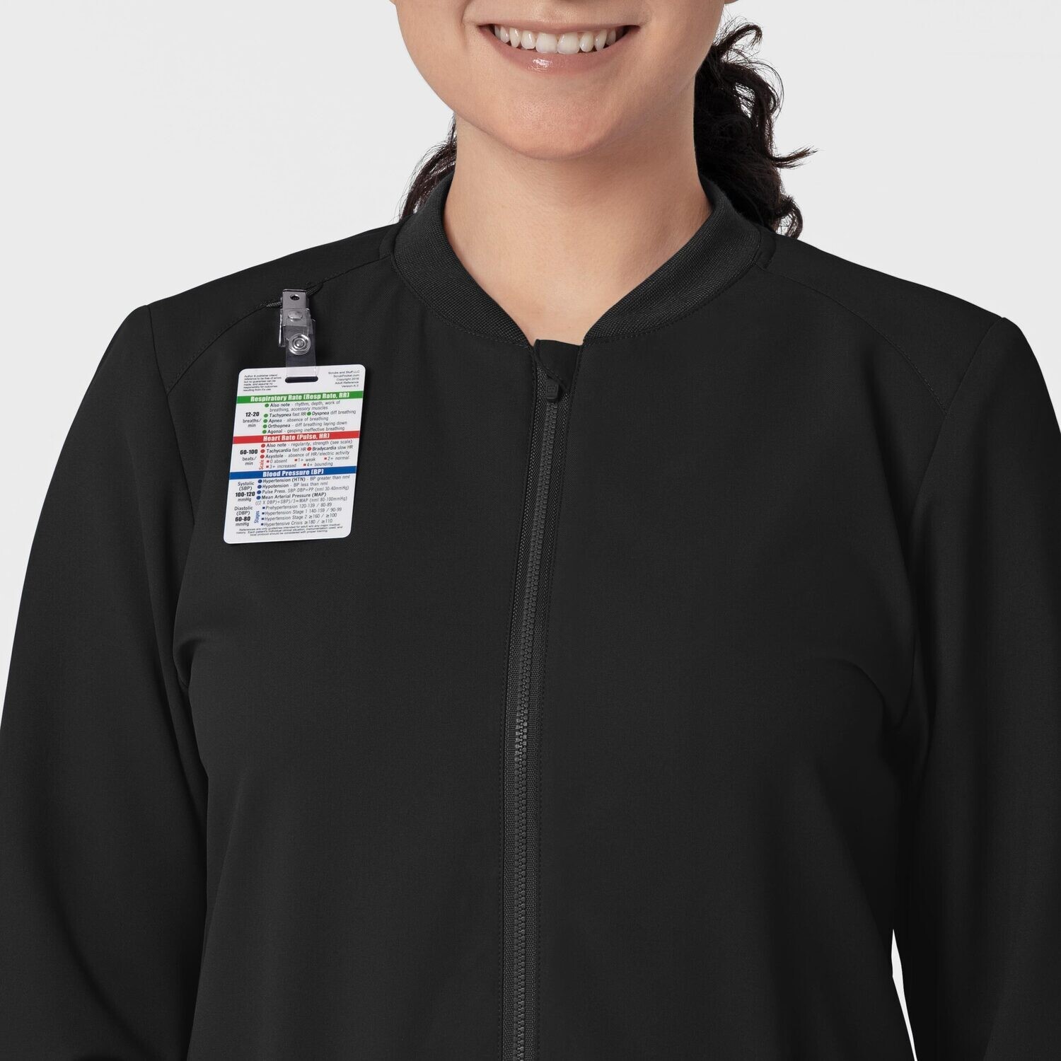 Felpa donna 8122 zip black NOVITA&#39; 2024