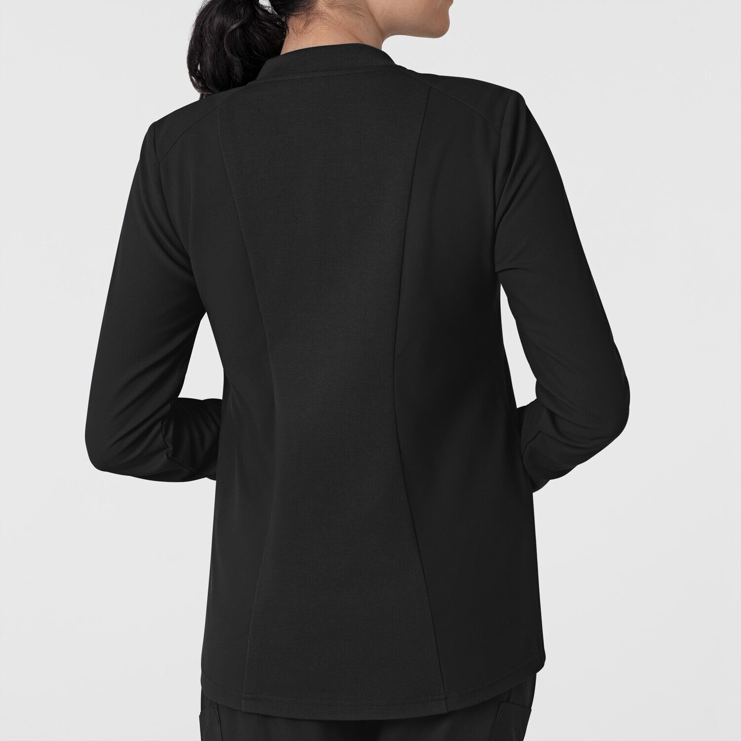 Felpa donna 8122 zip black NOVITA&#39; 2024