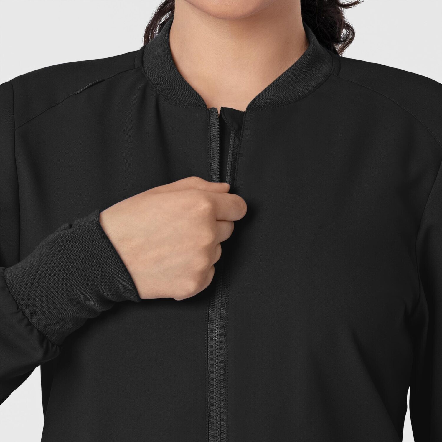 Felpa donna 8122 zip black NOVITA&#39; 2024